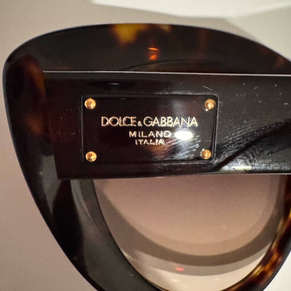 Dolce & Gabbana Tortoiseshell Sunglasses with original case